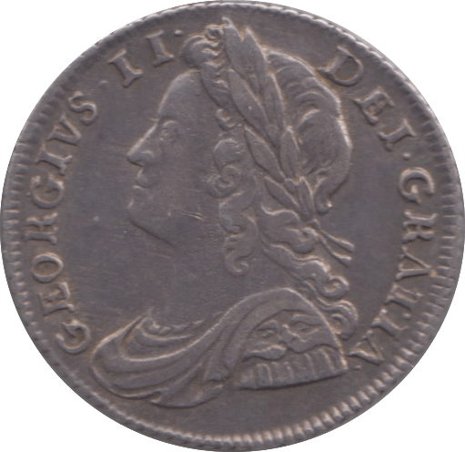 1739 SIXPENCE ( EF )