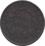 1845 EAST INDIA COMPANY ONE CENT - WORLD COINS - Cambridgeshire Coins
