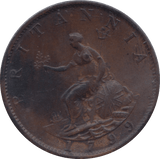 1799 HALFPENNY ( EF ) 3