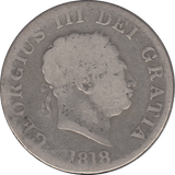 1818 HALFCROWN ( FAIR ) 6