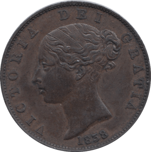 1838 HALFPENNY ( EF ) 4 - Halfpenny - Cambridgeshire Coins