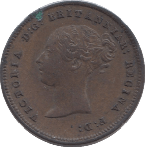 1843 HALF FARTHING ( EF ) 9 - Half Farthing - Cambridgeshire Coins