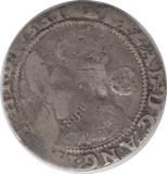 1564 SILVER SIXPENCE ELIZABETH 1ST REF 102