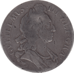 1696 CROWN WILLIAM III FINE