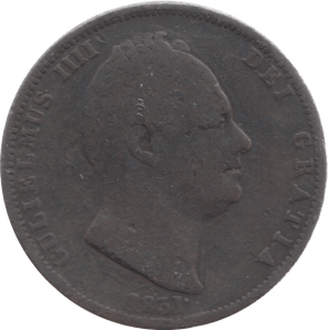1831 HALFPENNY ( FINE ) - Halfpenny - Cambridgeshire Coins