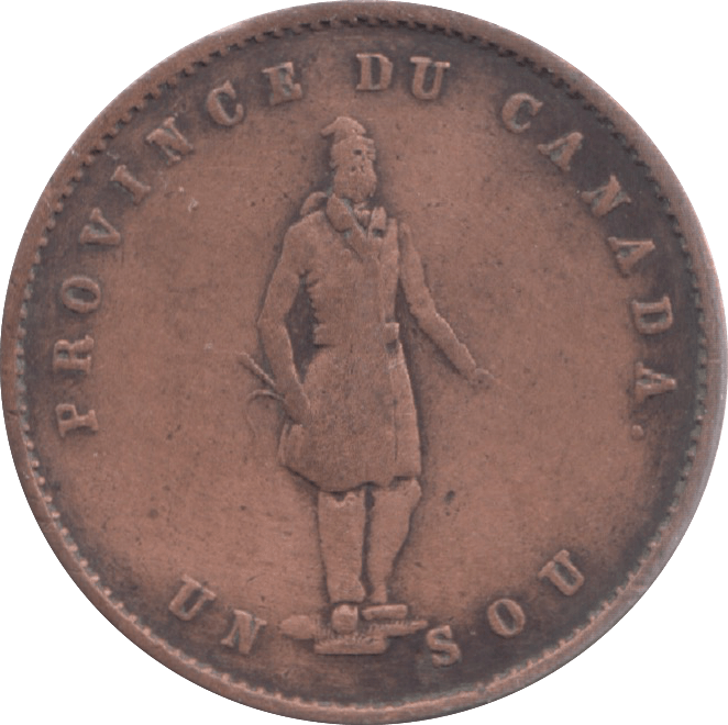1852 QUEBEC HALFPENNY - Token - Cambridgeshire Coins