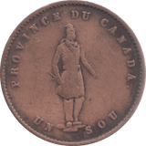 1852 QUEBEC HALFPENNY - Token - Cambridgeshire Coins