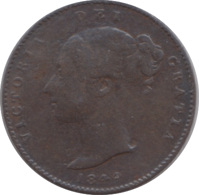 1844 ONE THIRD FARTHING ( GF ) - One Third Farthing - Cambridgeshire Coins