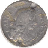1680 MAUNDY TWOPENCE ( FINE ) HOLED