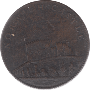 1811 PENNY TOKEN NORWICH CASTLE