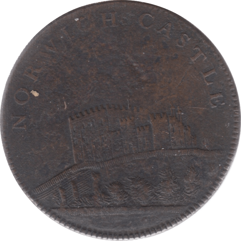1811 PENNY TOKEN NORWICH CASTLE