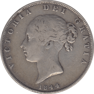 1844 HALFCROWN ( GF ) 6 - Halfcrown - Cambridgeshire Coins