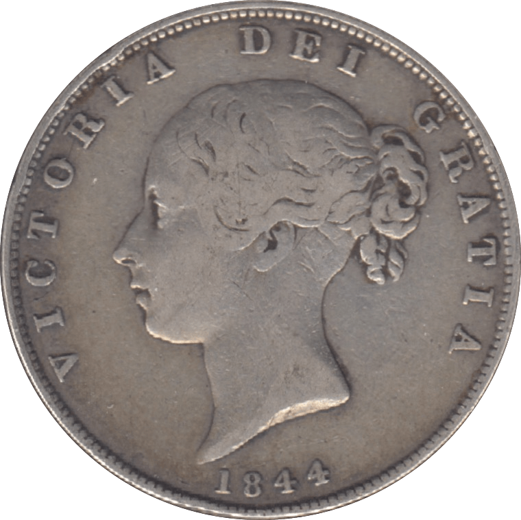 1844 HALFCROWN ( GF ) 6 - Halfcrown - Cambridgeshire Coins