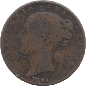 1841 FARTHING ( FAIR ) 2 - Farthing - Cambridgeshire Coins