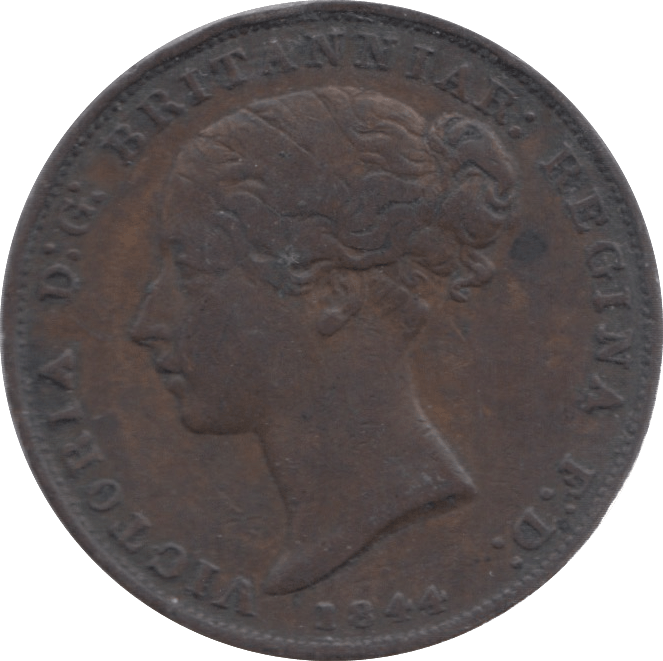 1844 JERSEY 1/12 OF A SHILLING - WORLD COINS - Cambridgeshire Coins