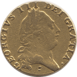 1790 GOLD ONE GUINEA ( FINE ) GEORGE III