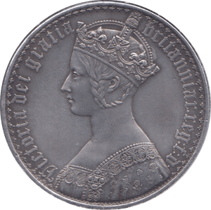1847 GOTHIC CROWN ( AUNC ) - Crown - Cambridgeshire Coins