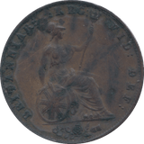 1841 HALFPENNY ( VF ) 2 - HALFPENNY - Cambridgeshire Coins