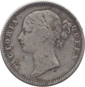 1840 INDIAN SILVER ONE RUPEE - SILVER WORLD COINS - Cambridgeshire Coins