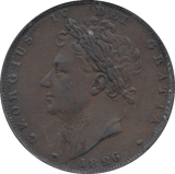 1826 FARTHING ( GVF ) 4 - Farthing - Cambridgeshire Coins