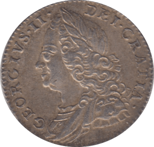 1757 SIXPENCE ( EF )