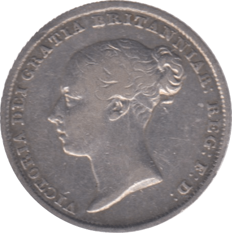 1839 SIXPENCE ( FINE ) 6 - Sixpence - Cambridgeshire Coins