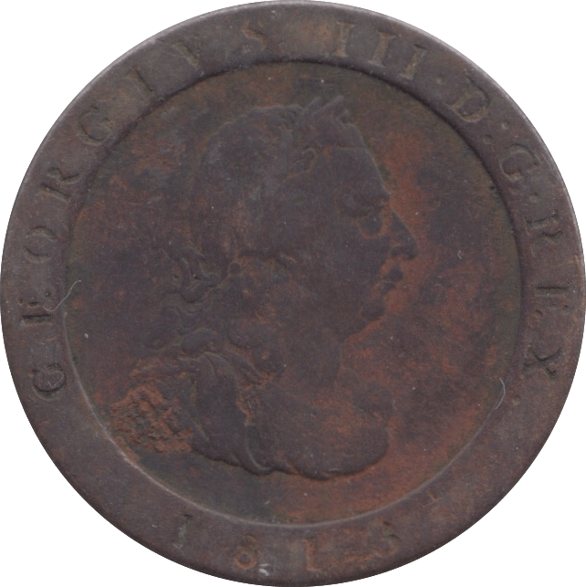 1813 ISLE OF MAN HALFPENNY