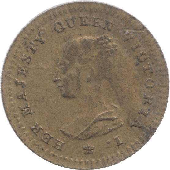 1838 QUEEN VICTORIA CROWNED MEDALLION - MEDALLIONS - Cambridgeshire Coins