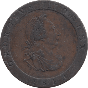 1813 ISLE OF MAN HALFPENNY