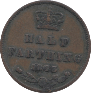 1843 HALF FARTHING ( GF ) 2 - Half Farthing - Cambridgeshire Coins