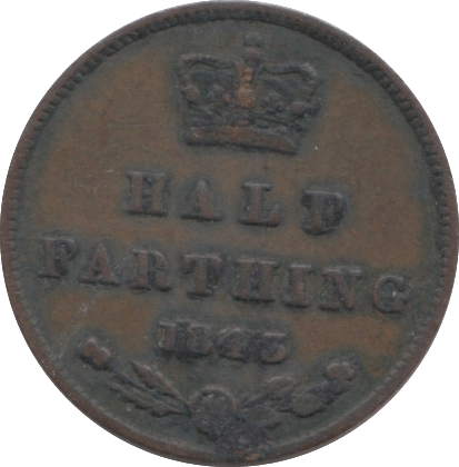 1843 HALF FARTHING ( GF ) 2 - Half Farthing - Cambridgeshire Coins