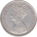 1852 FLORIN ( AUNC ) - FLORIN - Cambridgeshire Coins