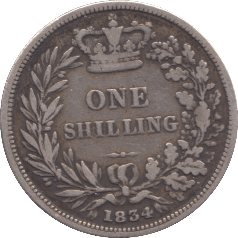 1834 SHILLING ( FINE ) - Shilling - Cambridgeshire Coins