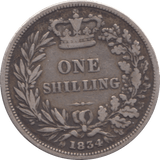 1834 SHILLING ( FINE ) - Shilling - Cambridgeshire Coins