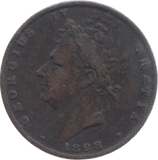 1828 FARTHING ( FINE ) 3 - Farthing - Cambridgeshire Coins