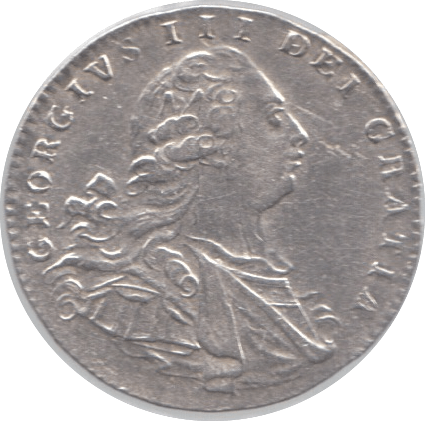 1800 MAUNDY THREEPENCE ( AUNC )