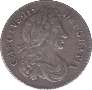 1683 SIXPENCE ( GVF )