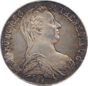 1780 SILVER THALER  MARIA THERESA REF 3