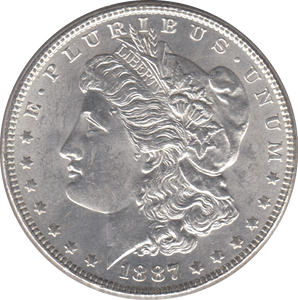 1887 SILVER MORGAN DOLLAR USA 2