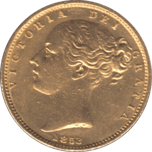 1853 GOLD SOVEREIGN REF 5 ( GVF ) - Sovereign - Cambridgeshire Coins