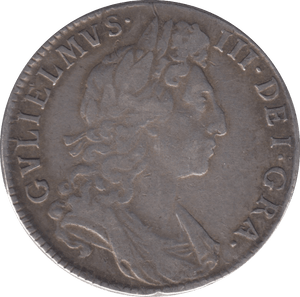 1698 HALFCROWN ( GF )