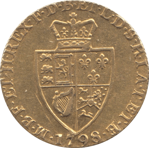 1798 GOLD ONE GUINEA ( VF )