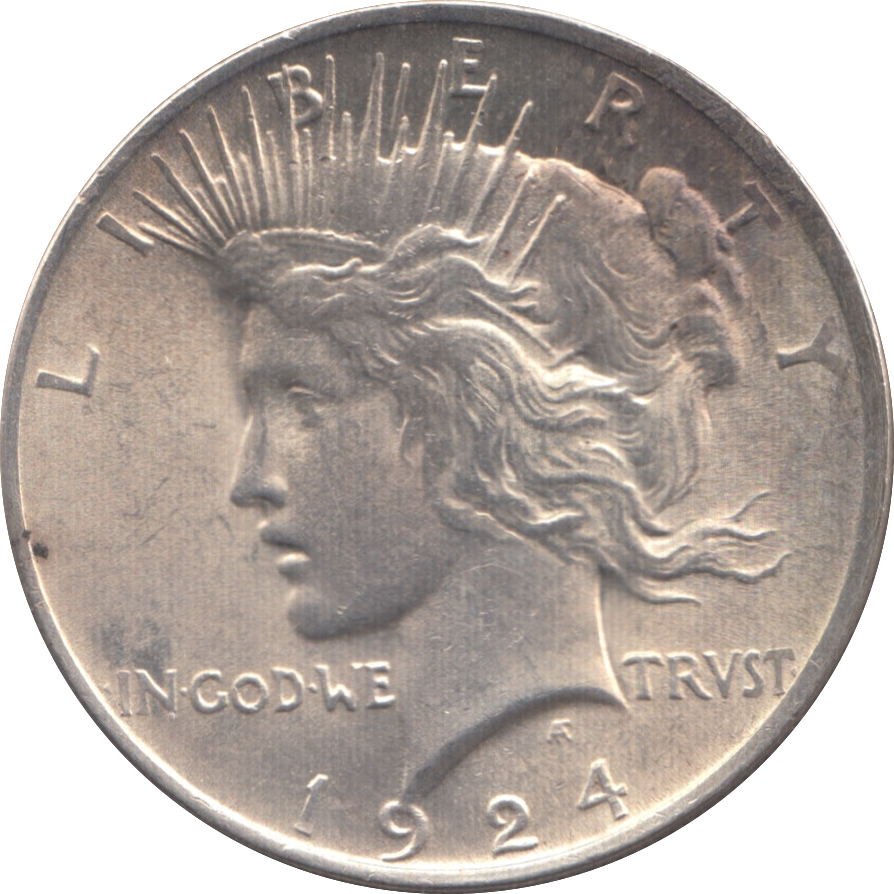 1924 USA SILVER ONE DOLLAR