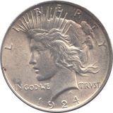 1924 USA SILVER ONE DOLLAR
