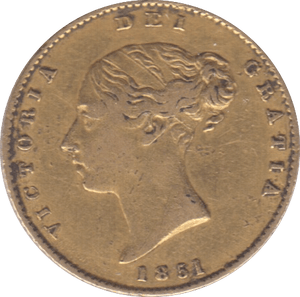 1851 GOLD HALF SOVEREIGN ( VF ) - Half Sovereign - Cambridgeshire Coins