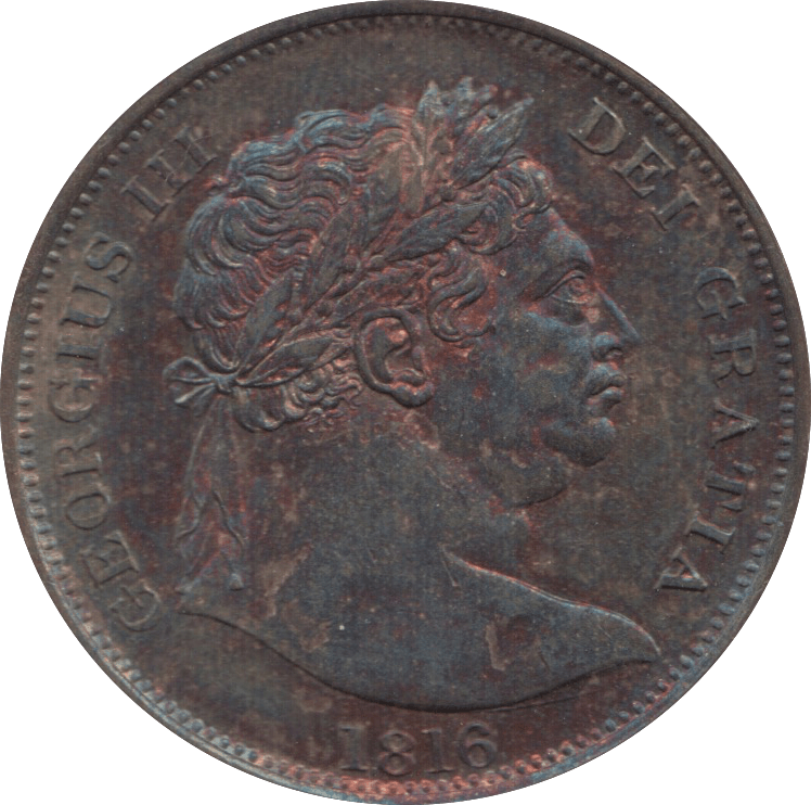 1816 HALFCROWN ( BU )