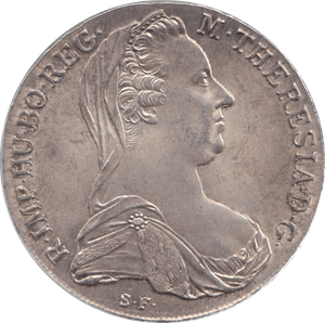 1780 SILVER THALER  MARIA THERESA REF 4