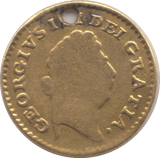1800 GOLD THIRD GUINEA ( FINE ) GOLD GEORGE III HOLED