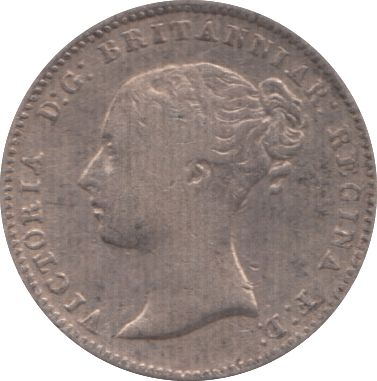 1854 FOURPENCE ( GF ) - Fourpence - Cambridgeshire Coins