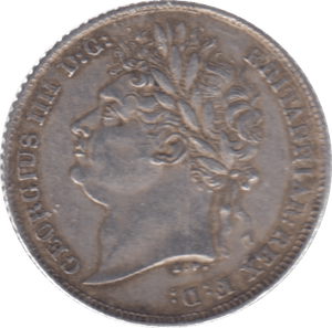 1824 SIXPENCE ( GVF ) 6 - Sixpence - Cambridgeshire Coins